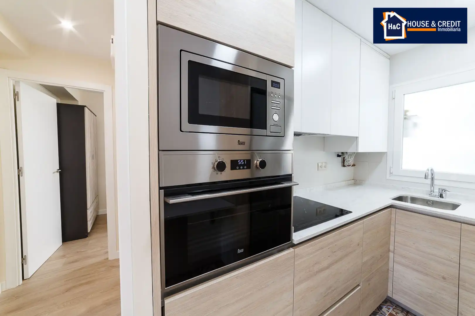 Cocina de Piso de alquiler en Madrid con Aire acondicionado, Calefacción y Terraza
