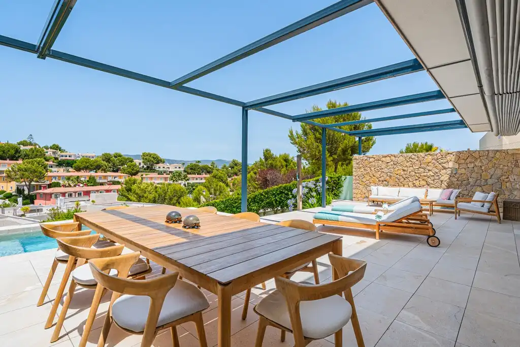 Terrace of Detached homes for sale in Calvià  with Air Conditioner, Private garden and Terrace