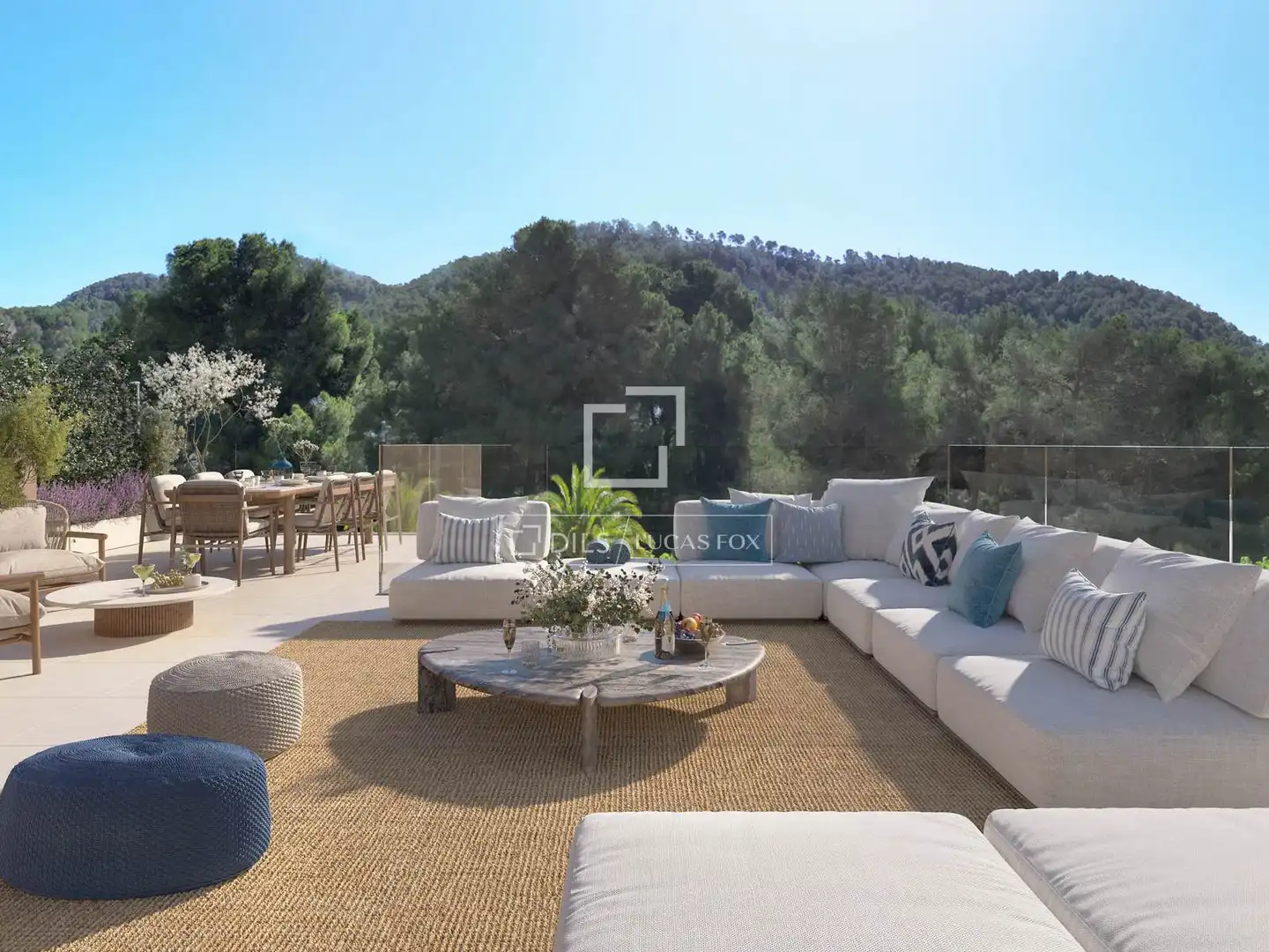 Terrassa de Casa o xalet en venda en Sant Joan de Labritja amb Jardí privat i Piscina