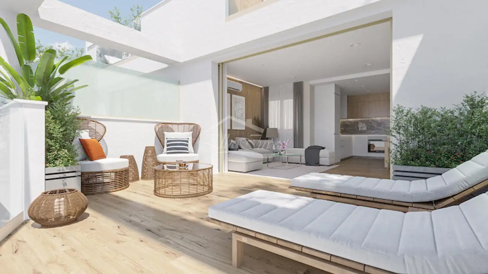 Terrassa de Dúplex en venda en Santiago del Teide amb Aire condicionat, Parquet i Terrassa