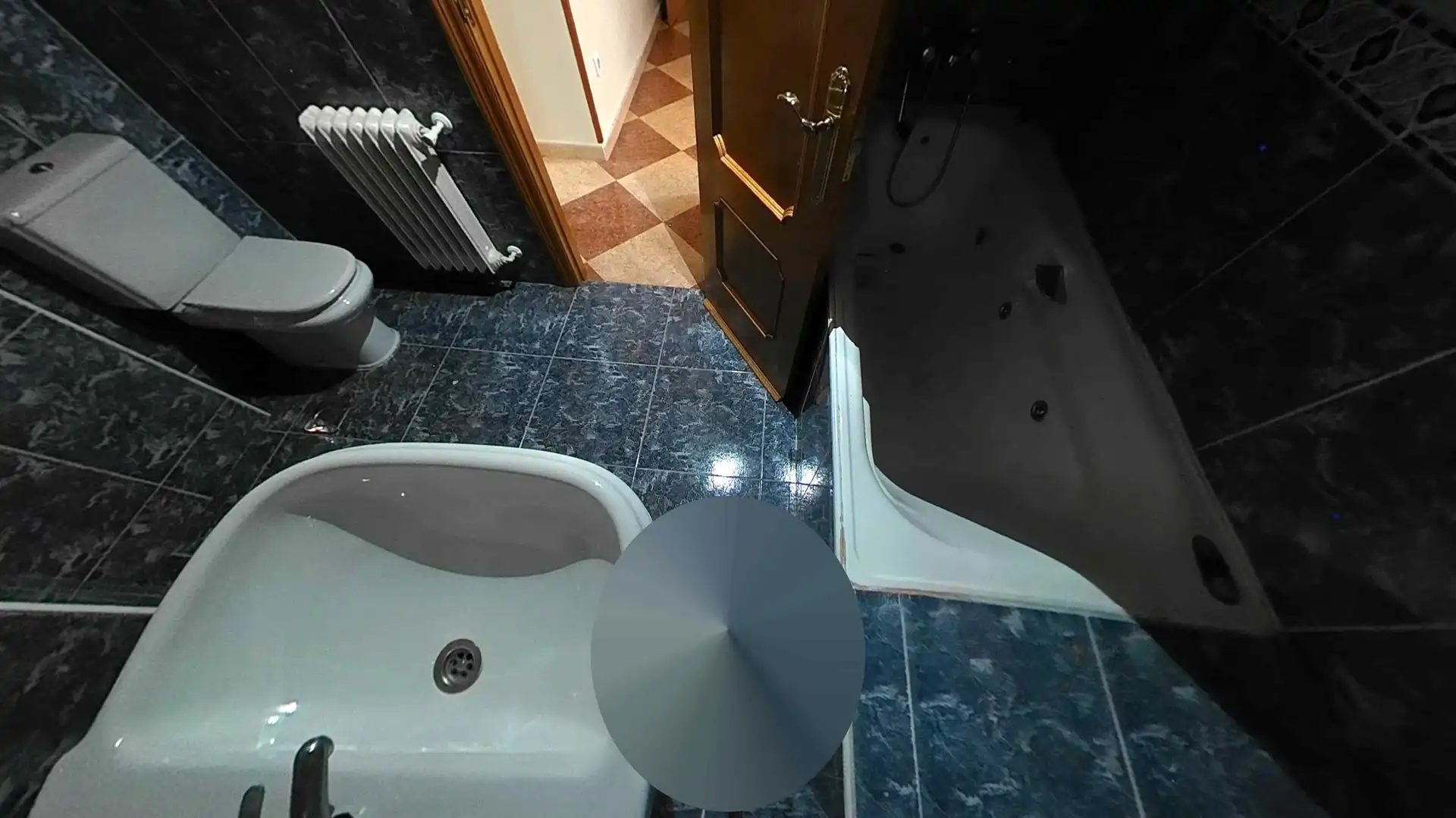Badezimmer von Wohnung zum Verkauf in Bembibre mit Heizung und Balkon