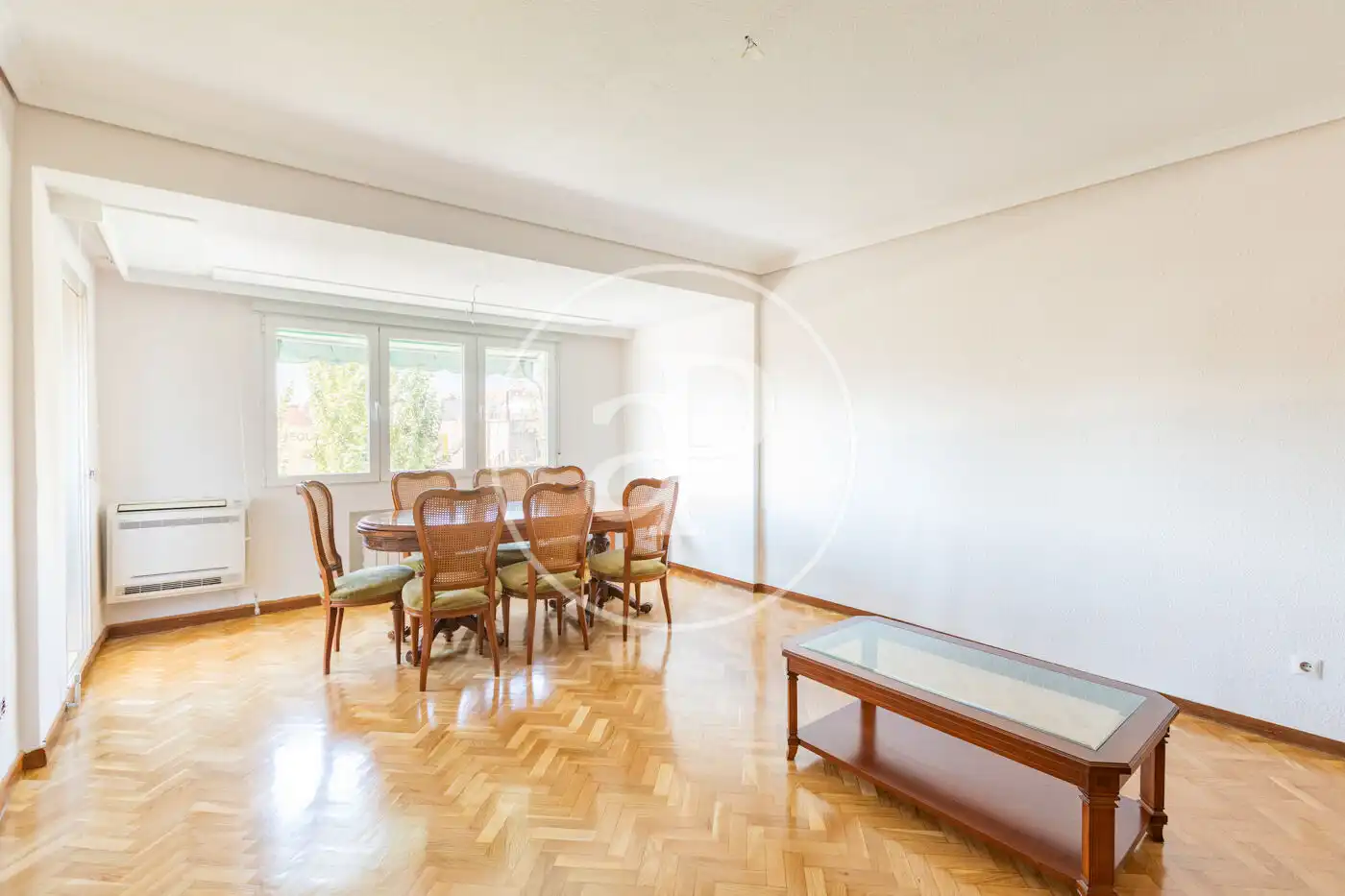 Dining room of Flat for rent in Madrid  with Air Conditioner, Heating and Private garden