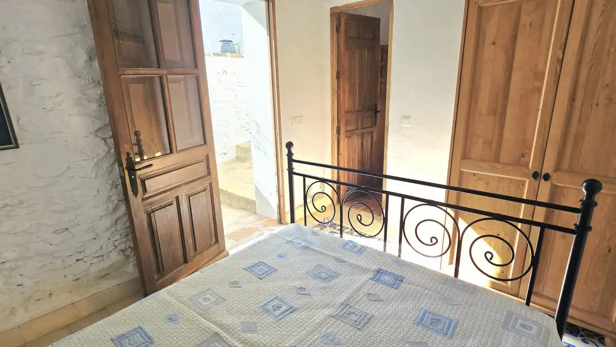 Bedroom of Detached homes for sale in Almáchar  with Air Conditioner, Terrace and Furnished