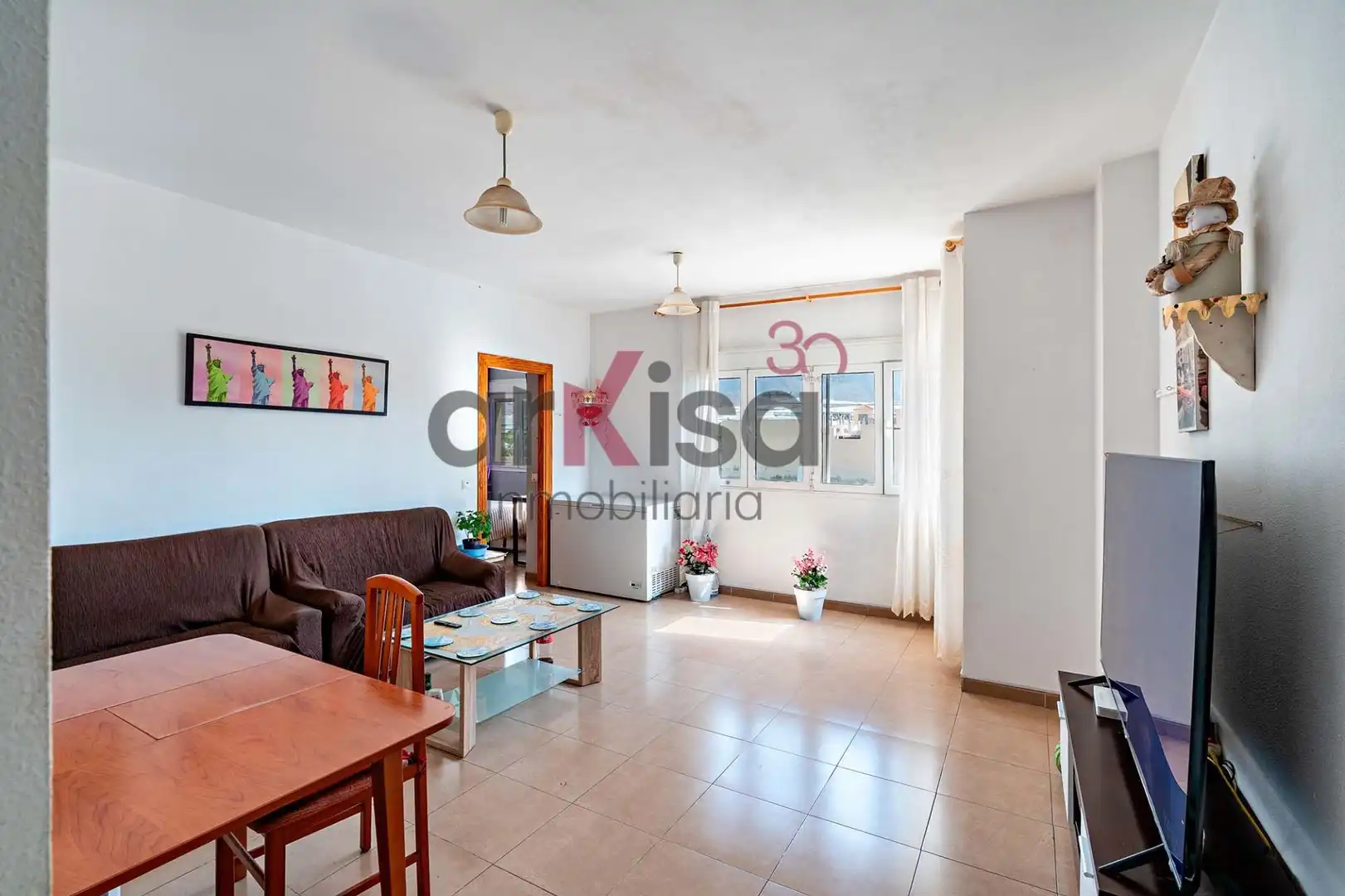 Sala de estar de Piso en venta en El Ejido con Trastero y Amueblado