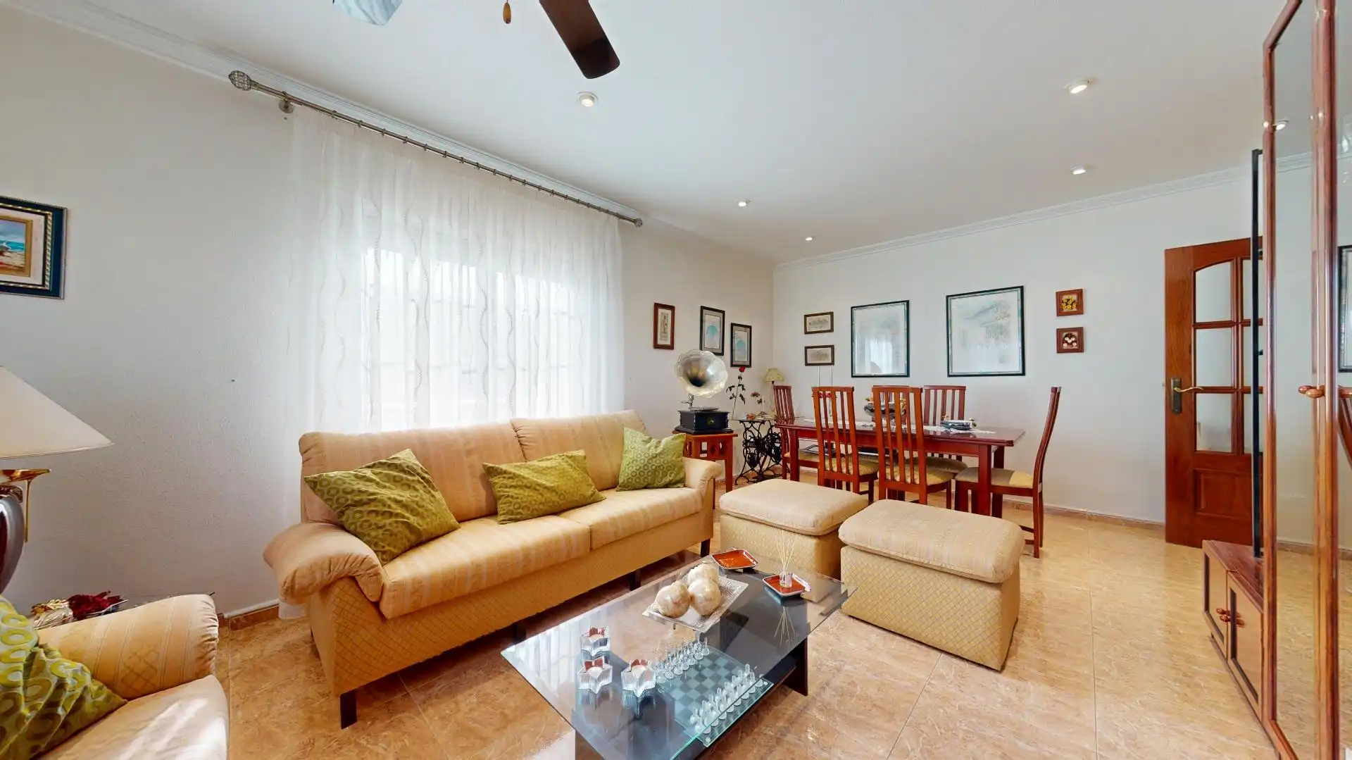 Living room of Flat for sale in San Pedro del Pinatar  with Air Conditioner, Terrace and Furnished