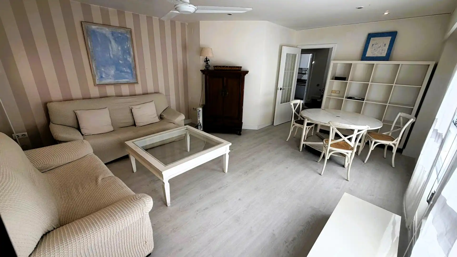 Sala d'estar de Dúplex de lloguer en Valencia amb Aire condicionat, Calefacció i Parquet
