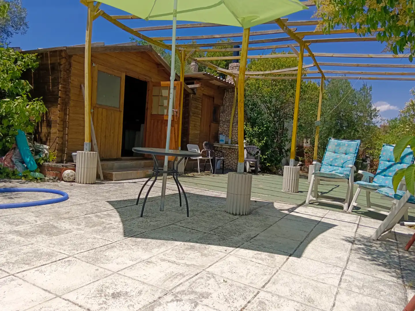 Terrassa de Casa o xalet en venda en Illana amb Jardí privat, Terrassa i Piscina