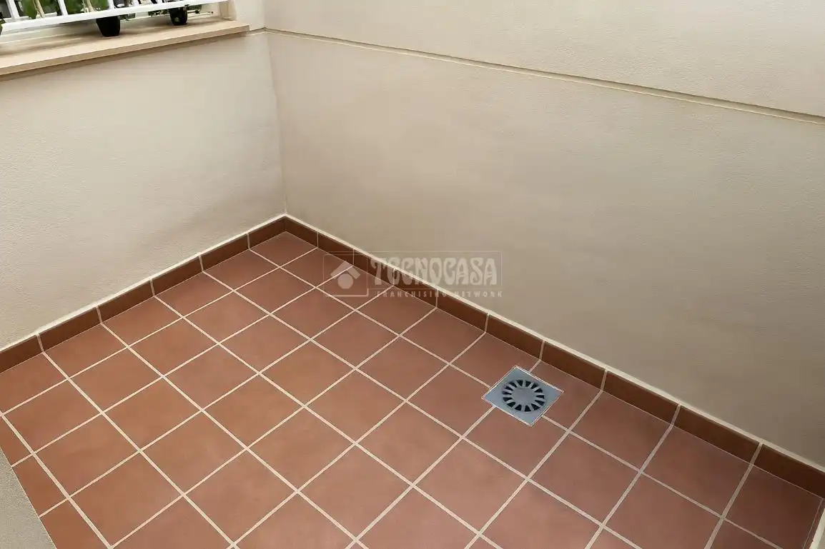 Terrasse von Wohnung zum Verkauf in Rincón de la Victoria mit Klimaanlage, Abstellraum und Gemeinschaftspool