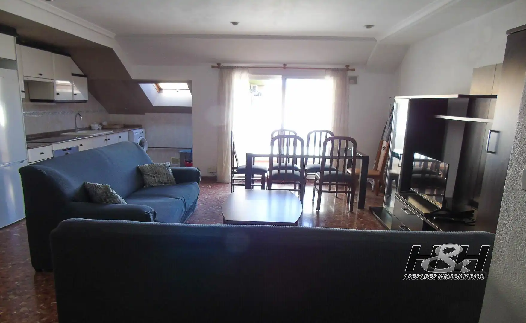 Sala de estar de Piso de alquiler en Burjassot con Terraza