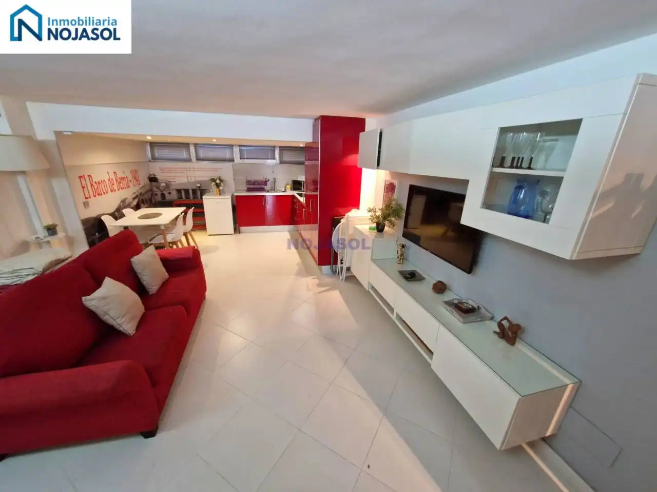 Sala de estar de Apartamento en venta en Santoña con Amueblado