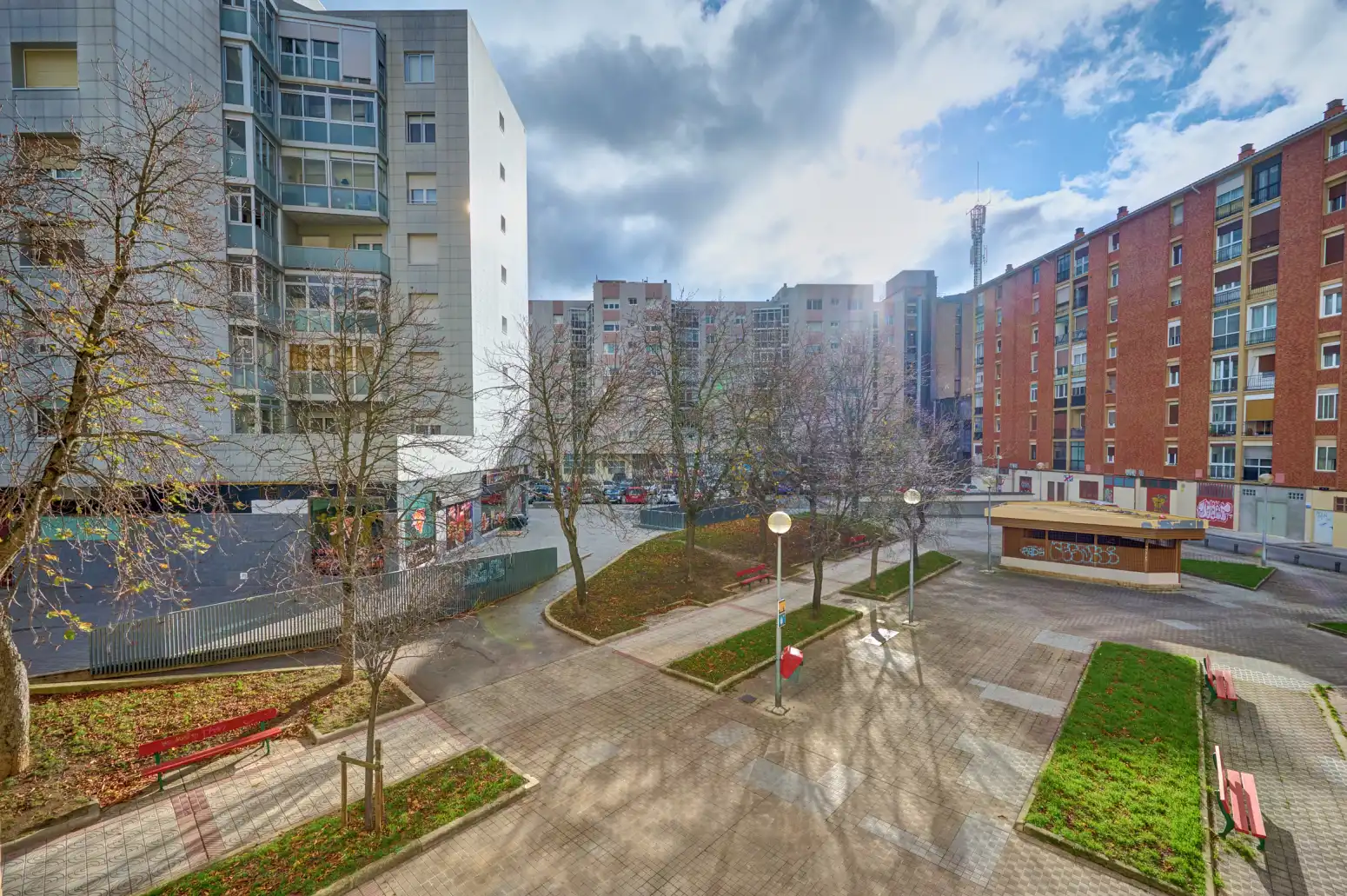 Exterior view of Flat for sale in  Pamplona / Iruña  with Heating and Parquet flooring