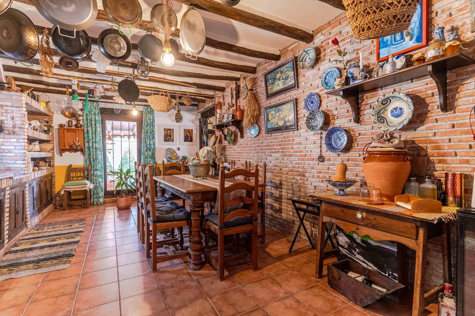 Dining room of Houses for sale in Lanjarón  with Private garden, Storage room and Swimming Pool
