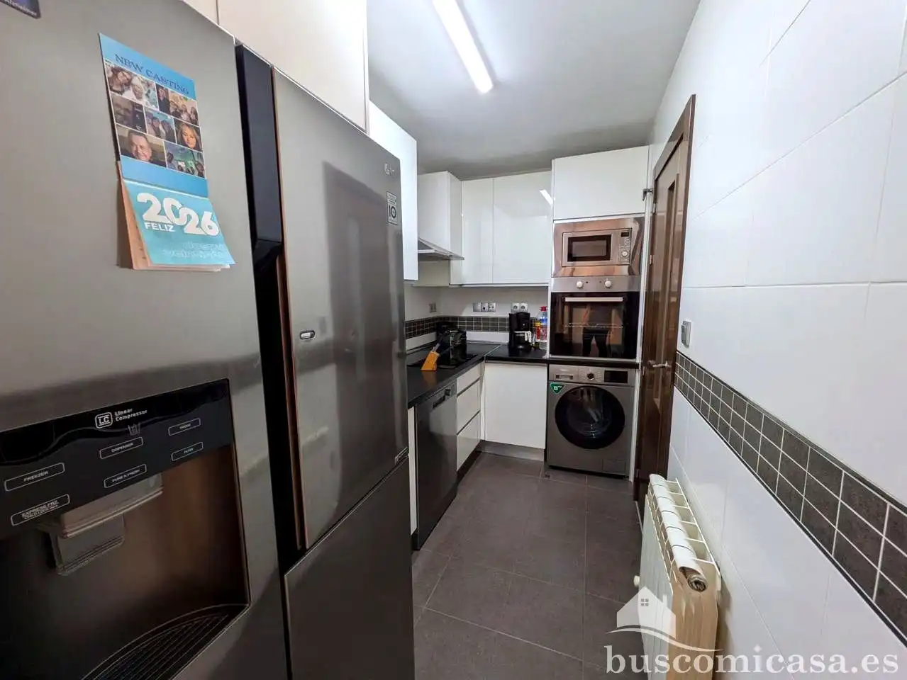 Kitchen of Flat for rent in Linares  with Air Conditioner, Terrace and Furnished