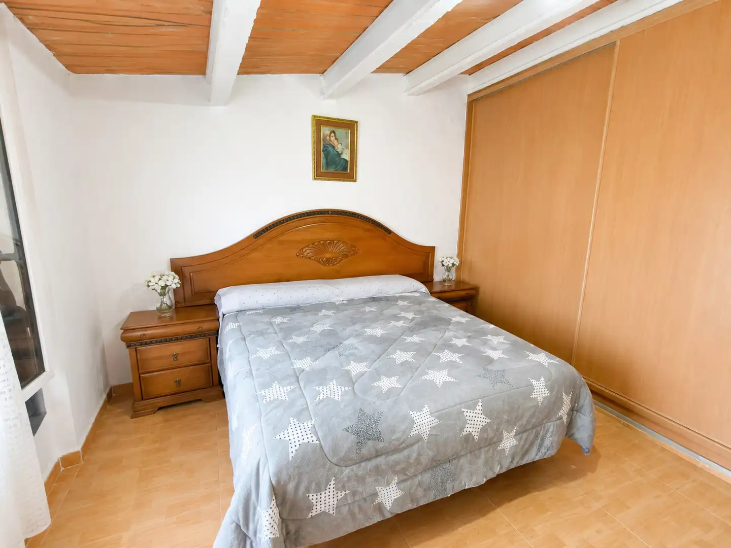 Schlafzimmer von Haus oder Chalet zum Verkauf in Sant Jaume dels Domenys mit Heizung, Terrasse und Abstellraum