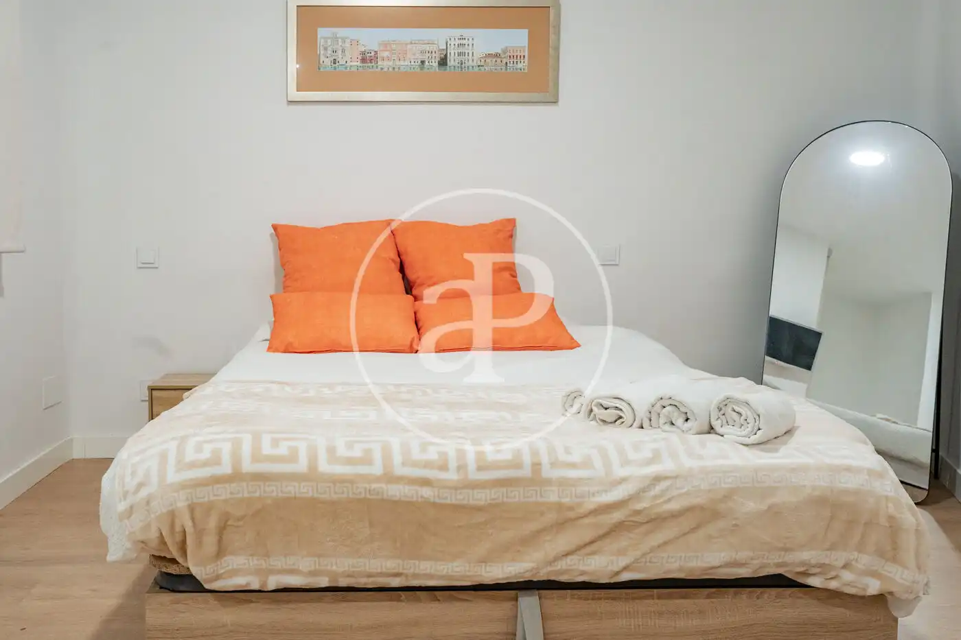 Bedroom of Flat for sale in Madrid  with Air Conditioner, Heating and Furnished
