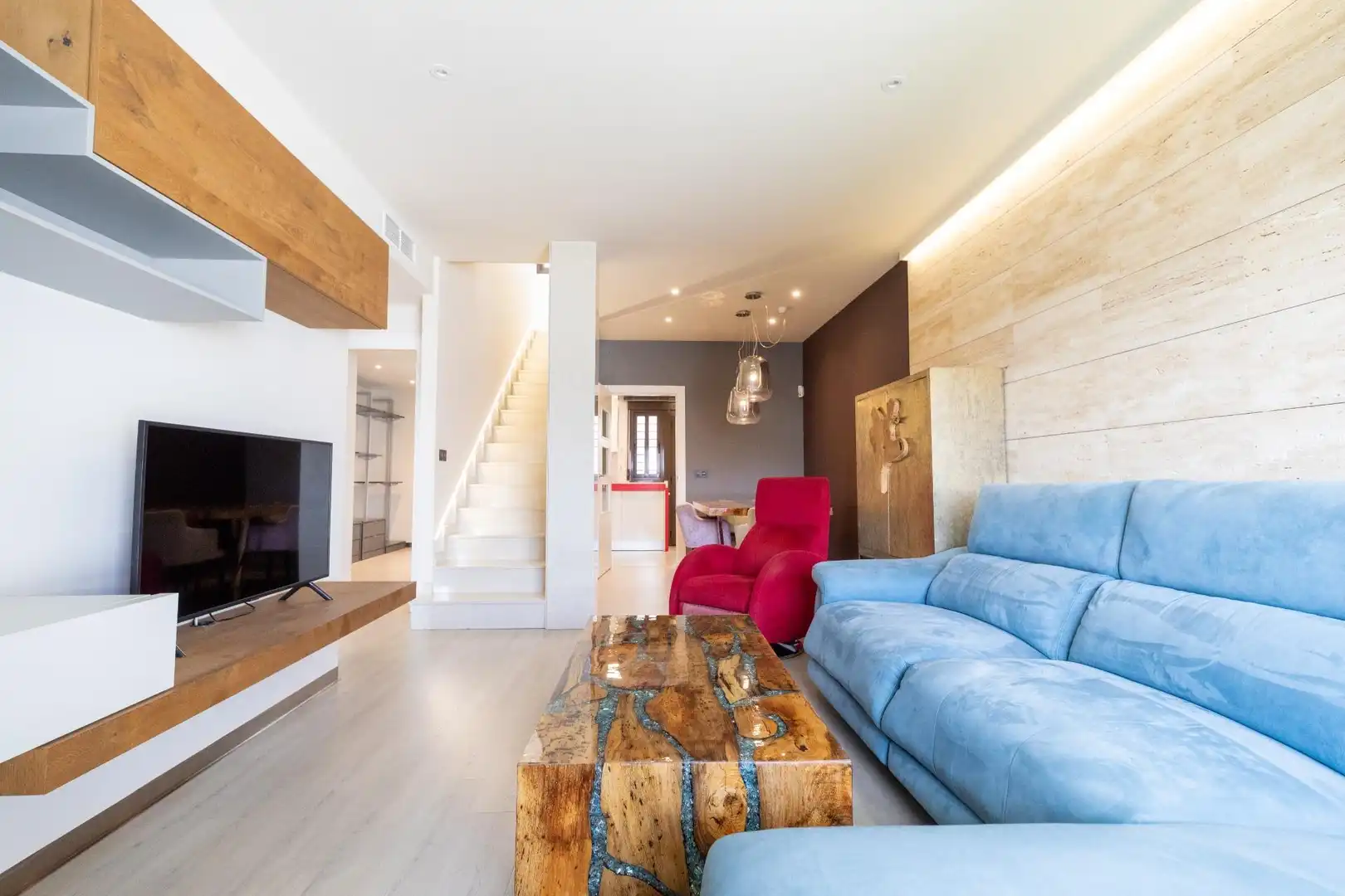 Living room of Houses for sale in San Pedro del Pinatar  with Air Conditioner, Heating and Private garden