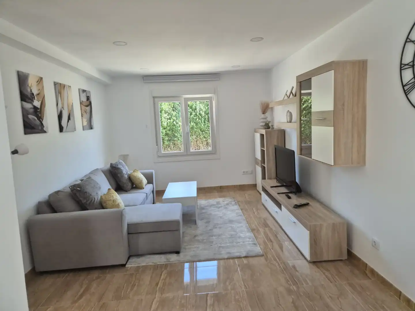 Living room of Houses for rent in Carballo  with Private garden, Parquet flooring and Storage room