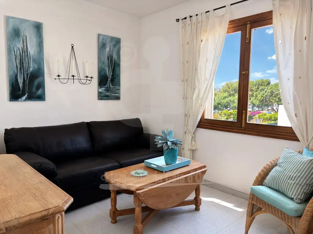Sala d'estar de Casa o xalet en venda en Santanyí amb Aire condicionat, Jardí privat i Terrassa