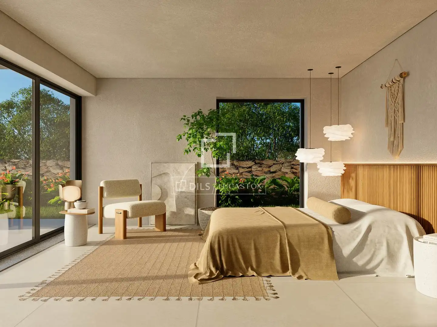 Habitación de Casa o chalet en venta en Santa Eulària des Riu con Aire acondicionado, Jardín privado y Piscina