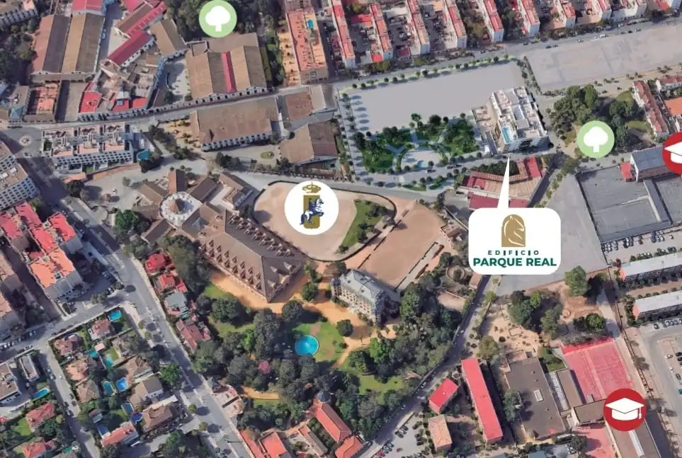 Vista exterior de Pis en venda en Jerez de la Frontera amb Terrassa i Piscina comunitària