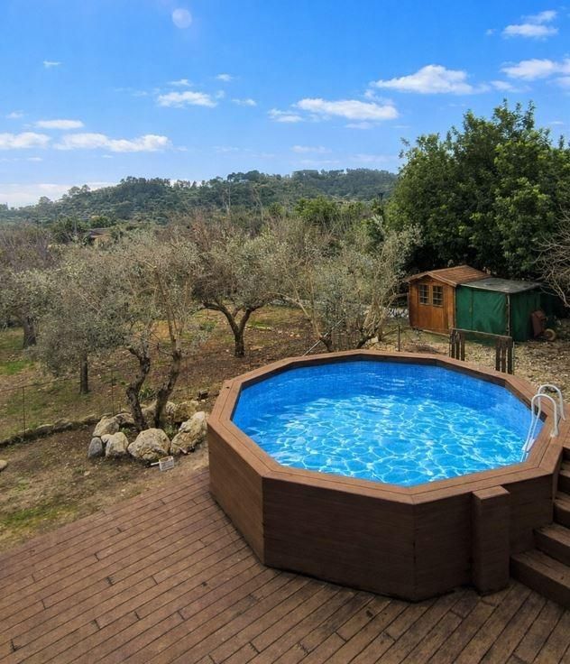 Swimming pool of Country house to rent in Selva  with Air Conditioner, Private garden and Terrace