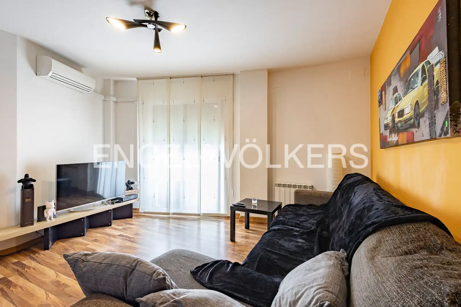 Sala de estar de Piso en venta en Terrassa con Aire acondicionado, Calefacción y Parquet