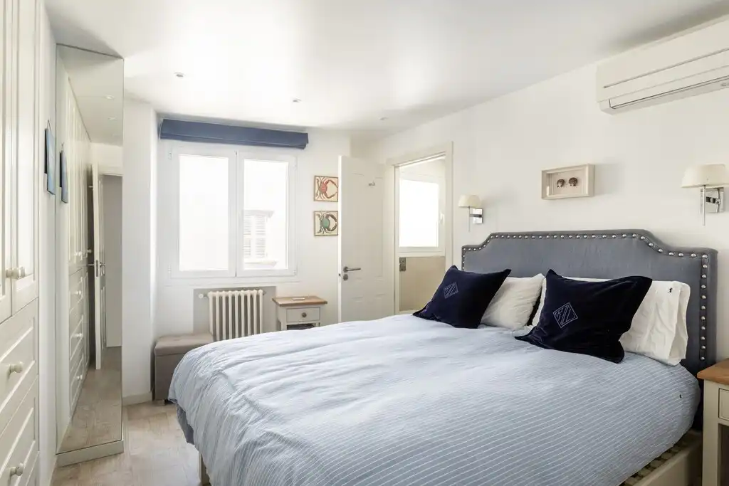 Schlafzimmer von Wohnungen zum Verkauf in Pollença mit Klimaanlage, Terrasse und Abstellraum