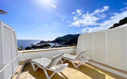 Terrasse von Wohnungen zum verkauf in Begur mit Terrasse