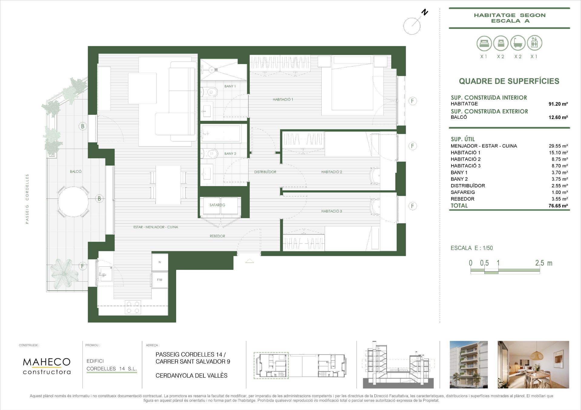 Flat for sale in Passeig de Cordelles, 14, Centre - Cordelles