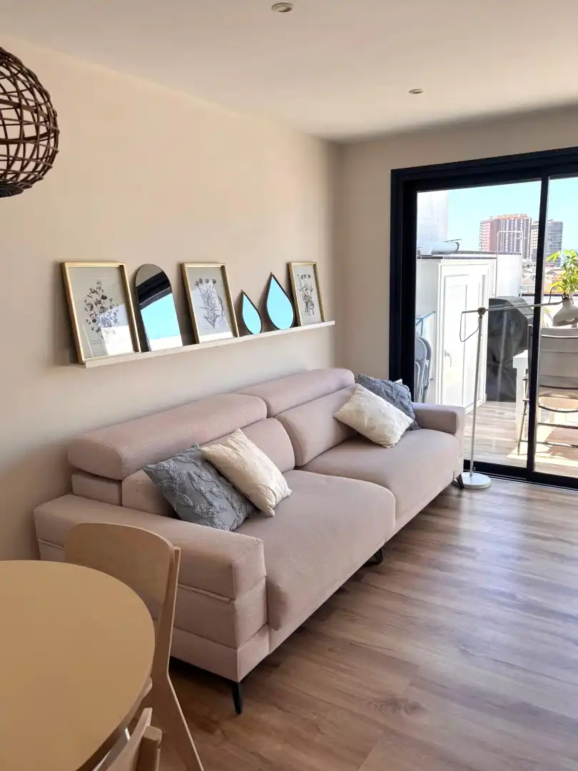 Living room of Houses for sale in Palamós  with Air Conditioner, Heating and Parquet flooring