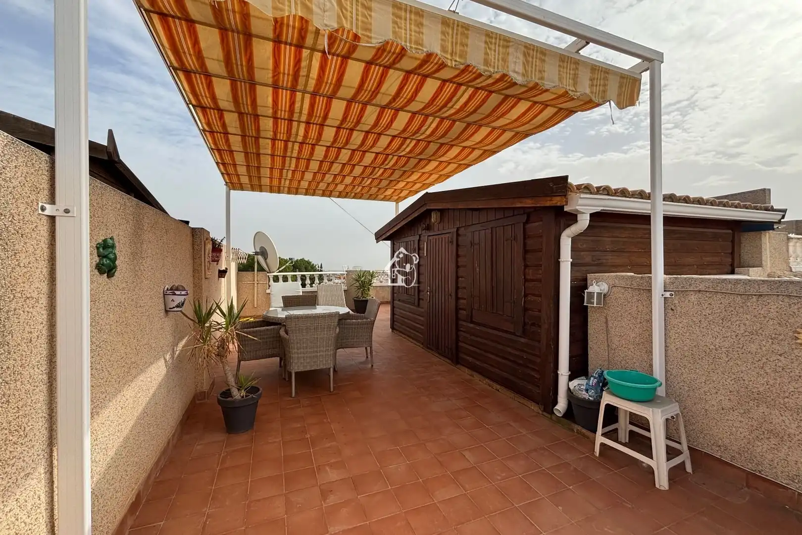 Terrace of Attic for rent in Algorfa  with Air Conditioner, Terrace and Swimming Pool