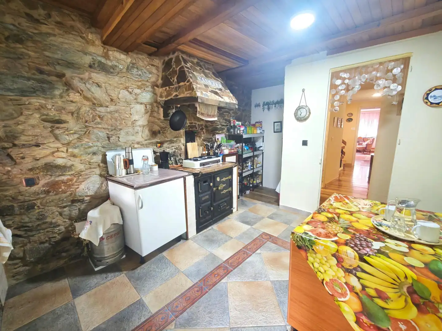 Cocina de Casa adosada en venta en Ortigueira con Trastero y Amueblado