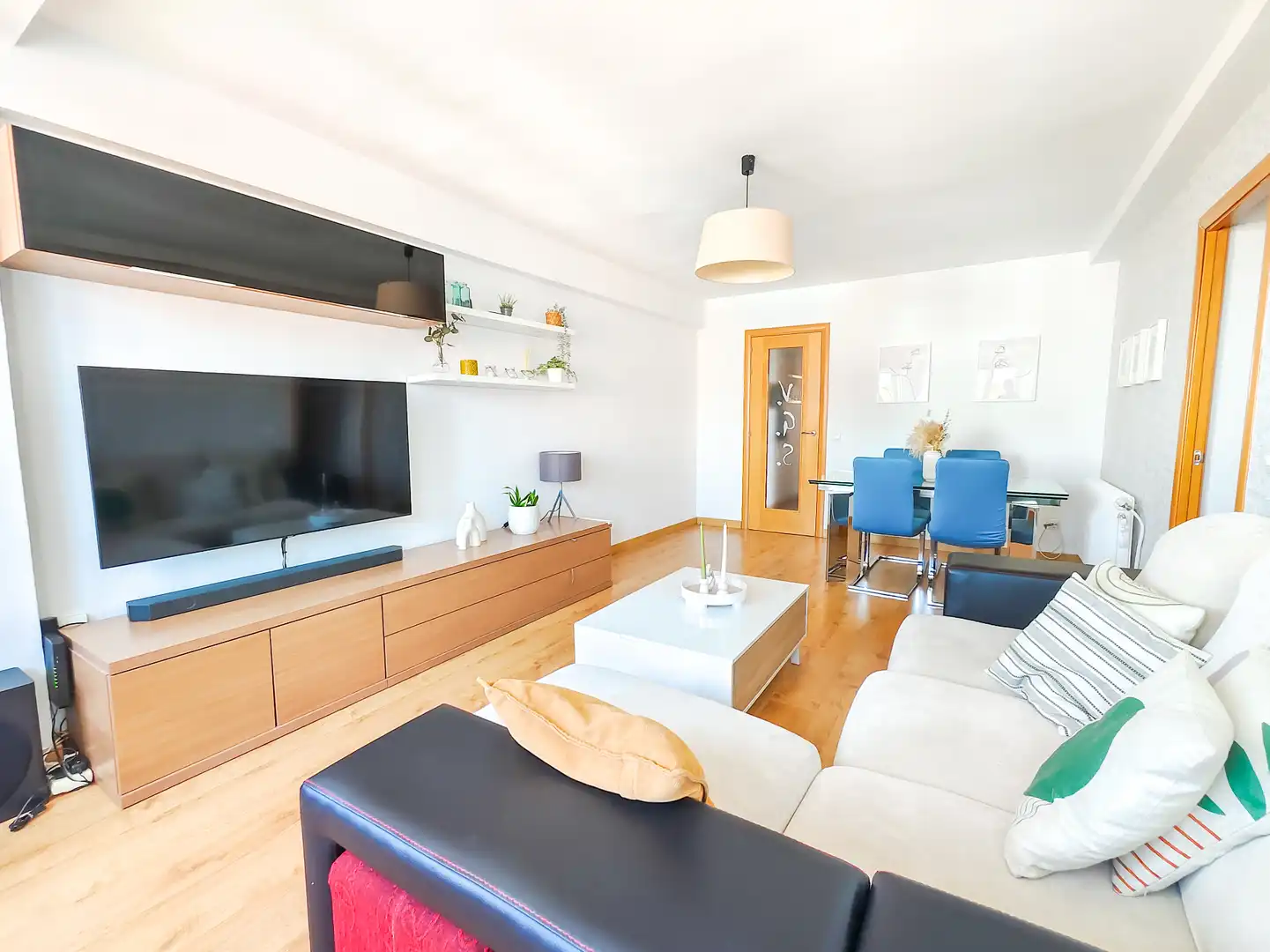 Sala de estar de Piso en venta en Móstoles con Aire acondicionado, Calefacción y Parquet