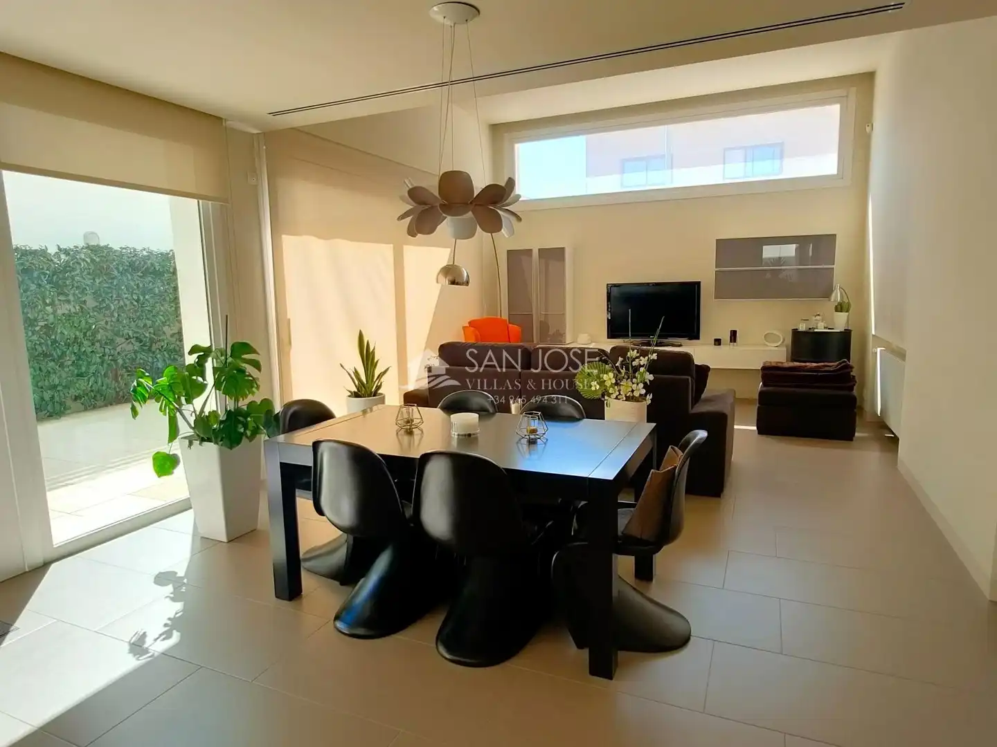 Dining room of Houses for sale in Aspe  with Air Conditioner, Heating and Private garden