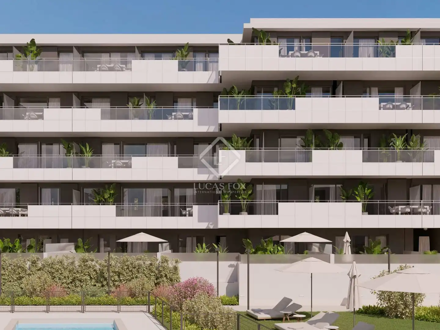 Vista exterior de Ático en venta en Eivissa con Aire acondicionado, Terraza y Piscina