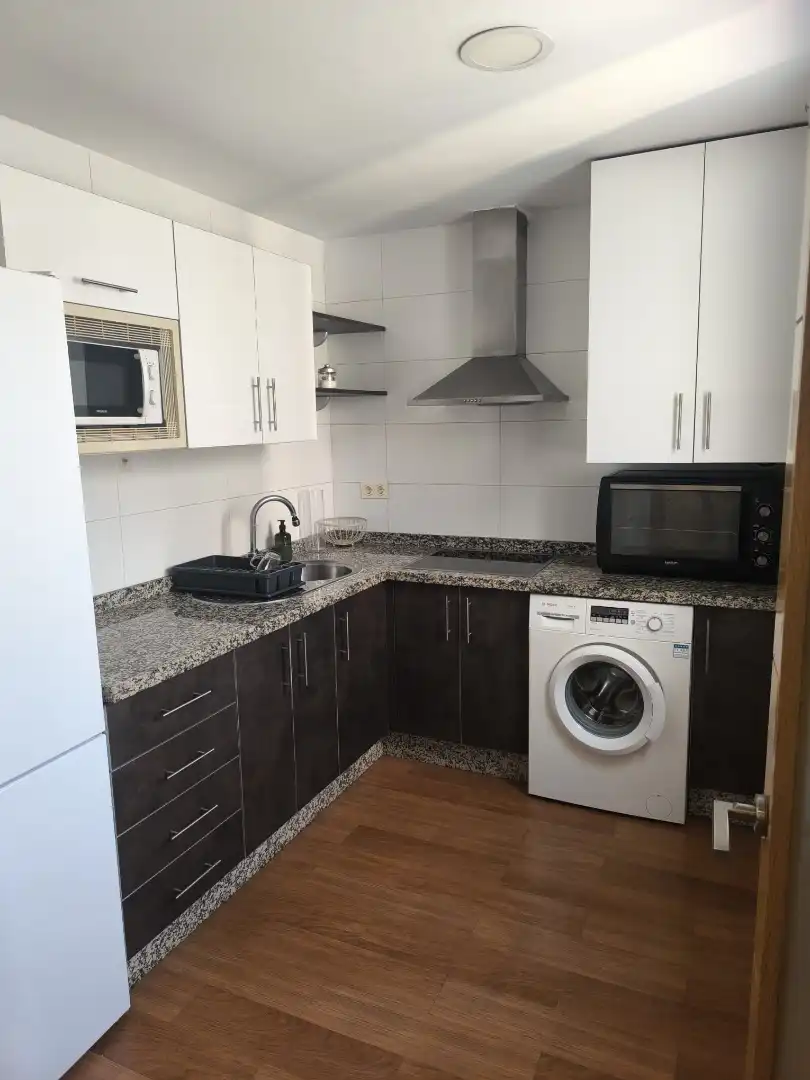 Kitchen of Flat for rent in Melilla  with Air Conditioner and Furnished