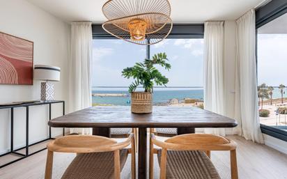 Dining room of Flat for sale in Badalona  with Air Conditioner, Heating and Terrace