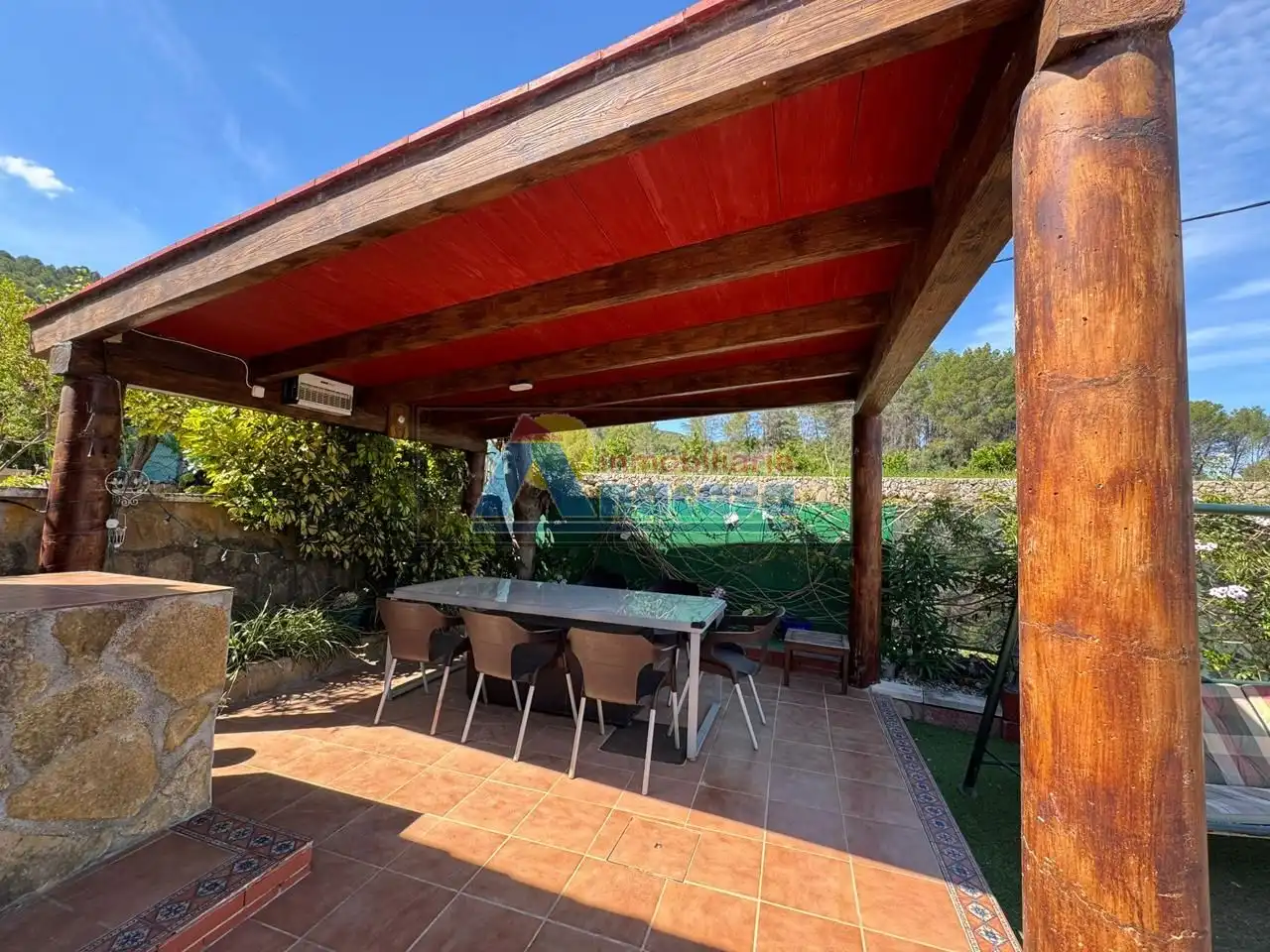 Terraza de Casa o chalet en venta en Vilallonga / Villalonga con Aire acondicionado, Calefacción y Jardín privado