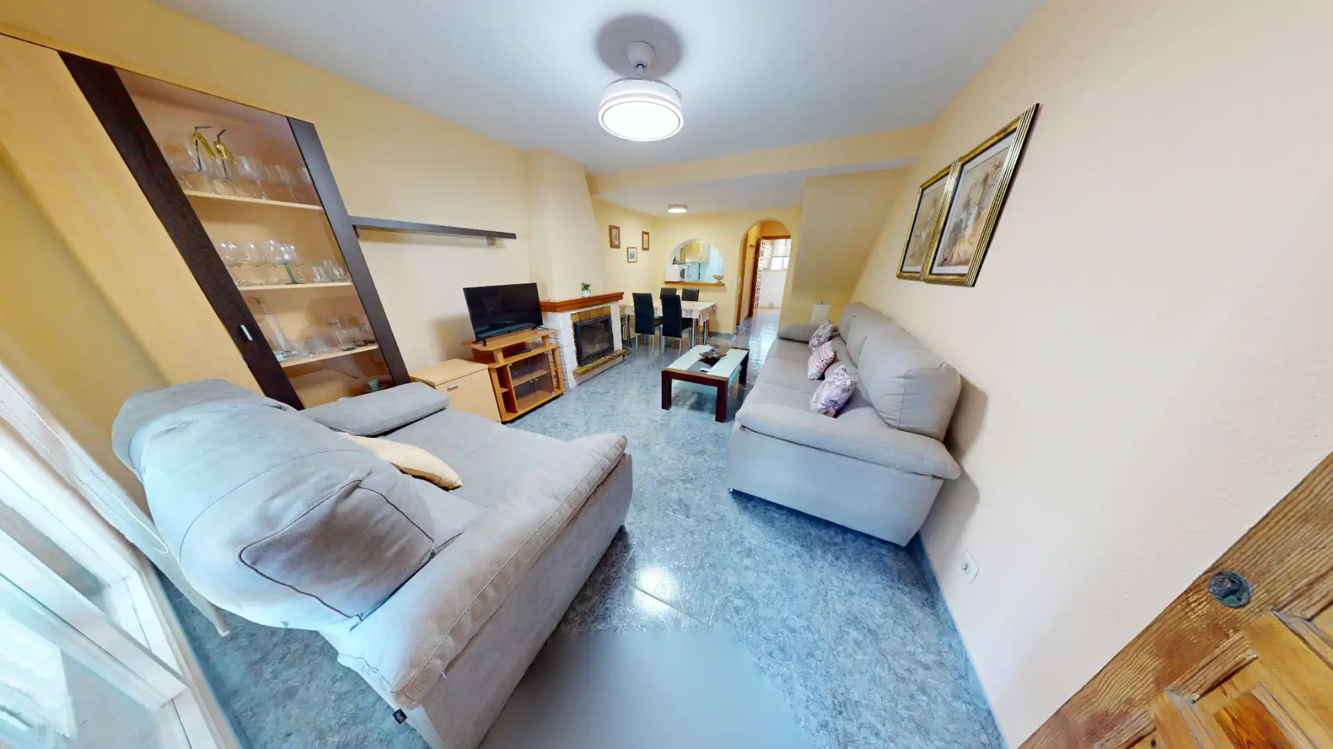 Living room of Detached homes for sale in El Campello  with Air Conditioner, Heating and Private garden