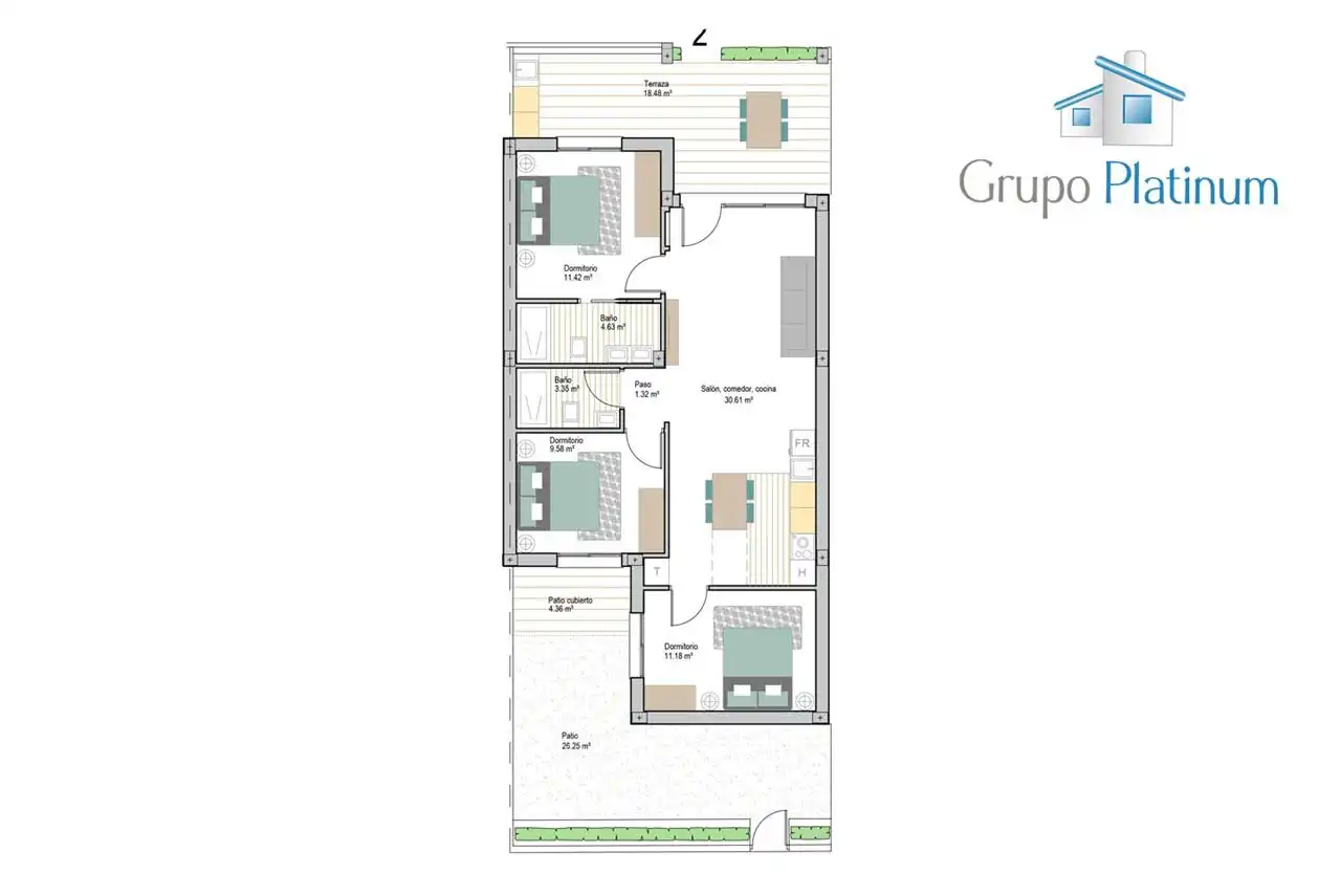 Appartement compact avec piscine à vendre à San Javier ciudad, imagen 6