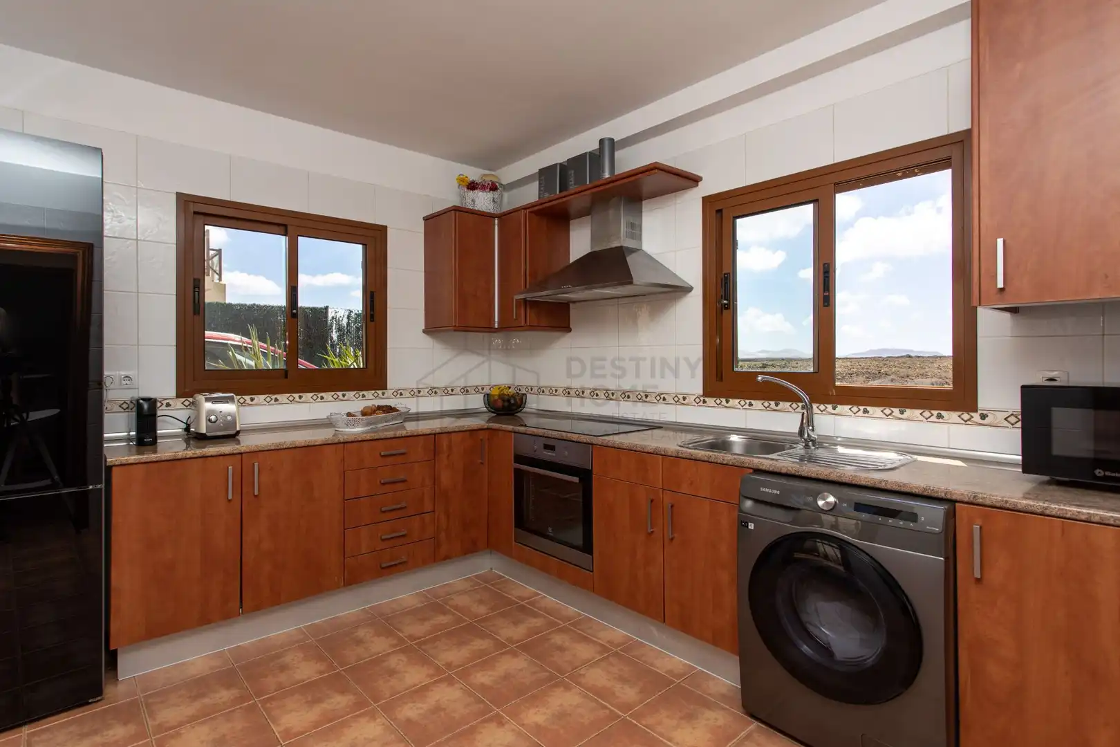 Cocina de Casa o chalet en venta en La Oliva con Jardín privado, Terraza y Amueblado
