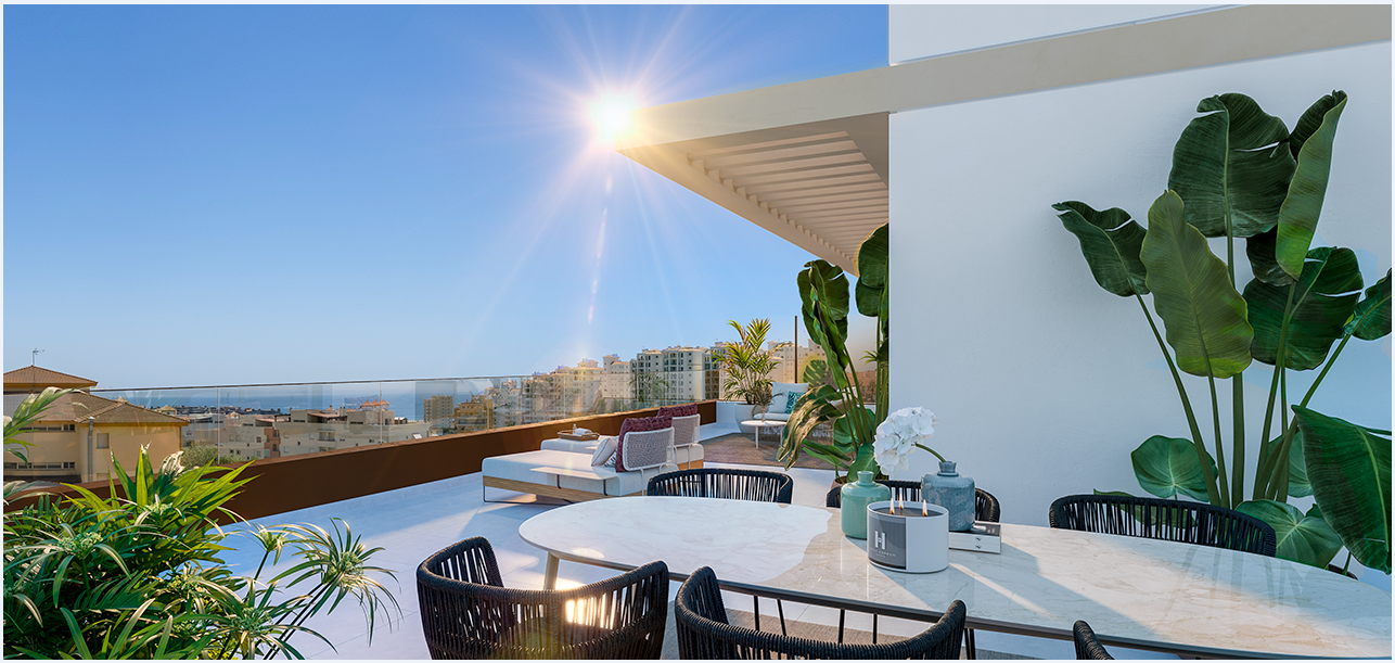Terrassa de Apartament en venda en Estepona amb Aire condicionat, Calefacció i Terrassa
