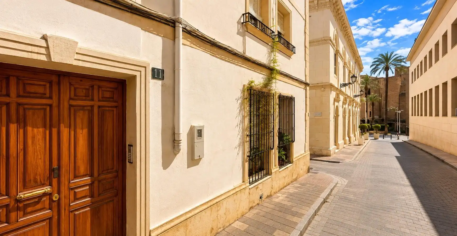 Vista exterior de Piso en venta en Almería con Aire acondicionado, Calefacción y Balcón