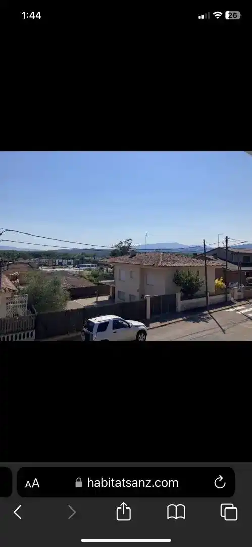 Vista exterior de Casa adosada en venda en Riudarenes amb Piscina