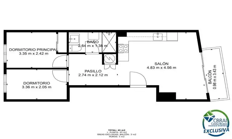 Apartament en venda en Roses