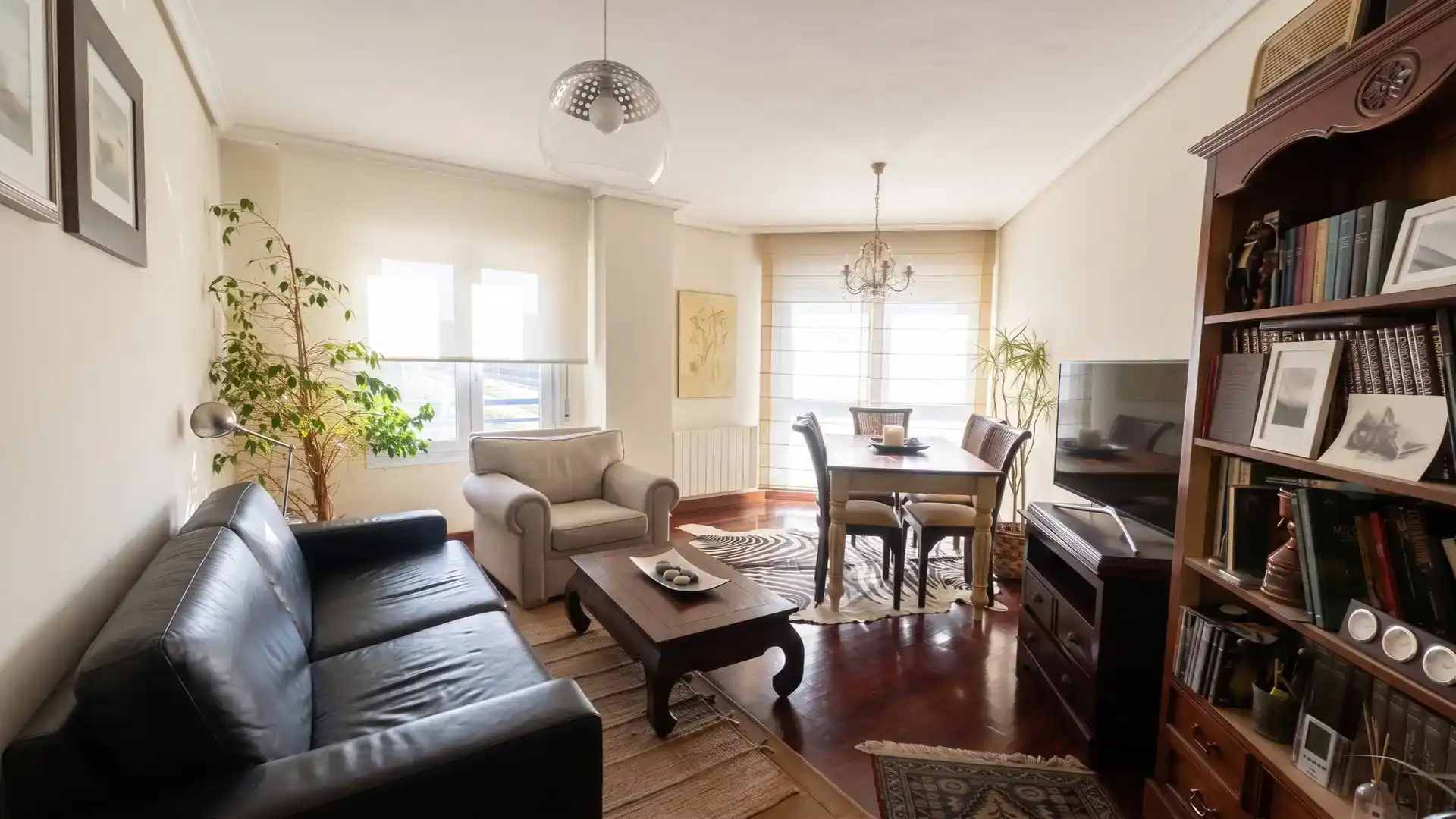 Sala de estar de Piso en venta en Santander con Balcón
