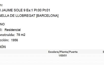 Planta baixa en venda en Cornellà de Llobregat