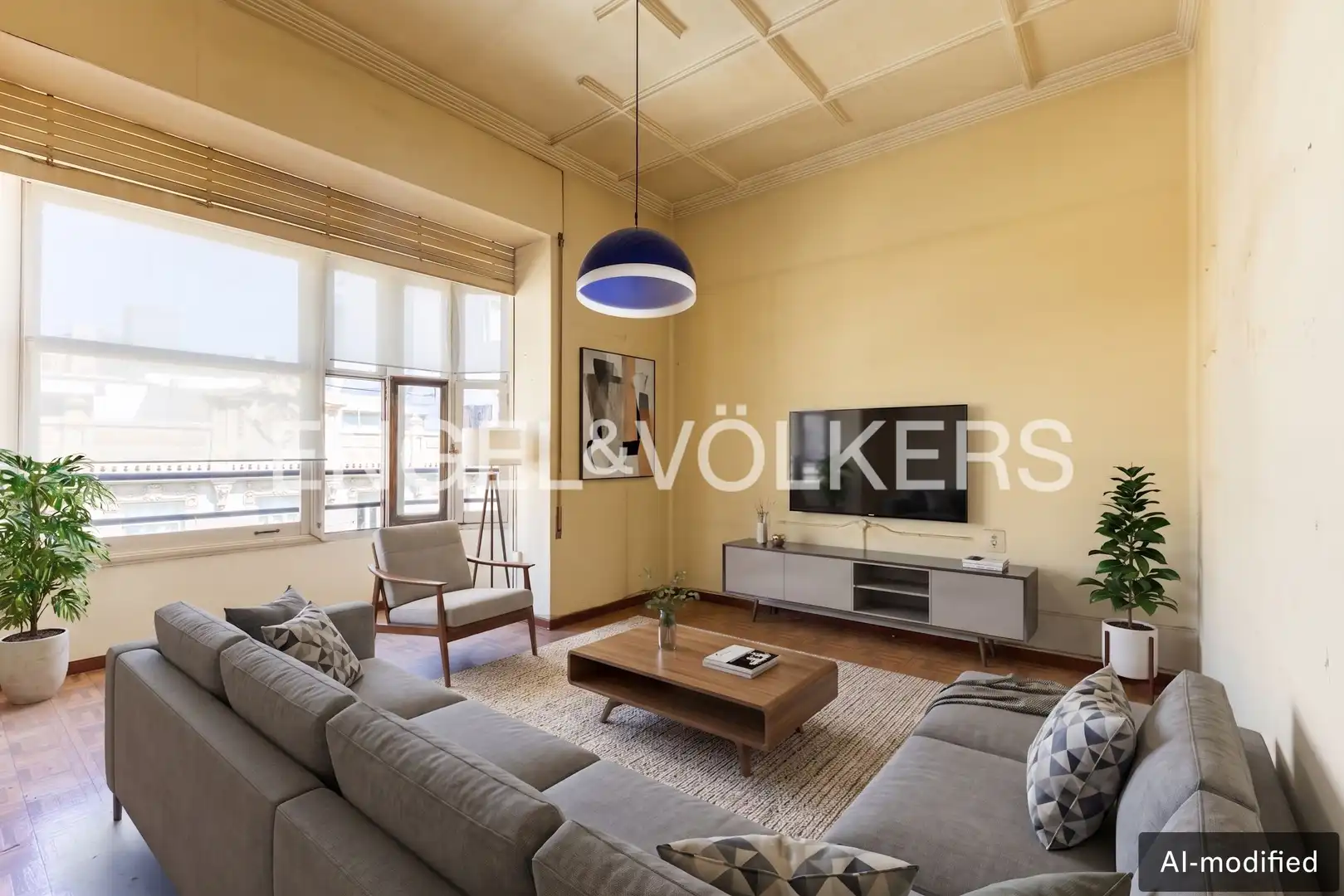 Wohnzimmer von Wohnung zum Verkauf in Valencia mit Heizung und Balkon
