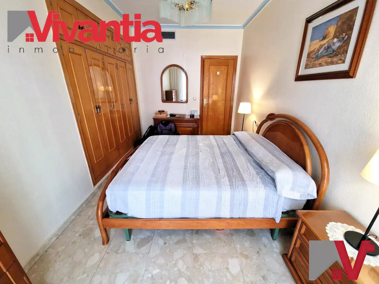 Bedroom of Flat for sale in Lorca  with Air Conditioner, Heating and Terrace