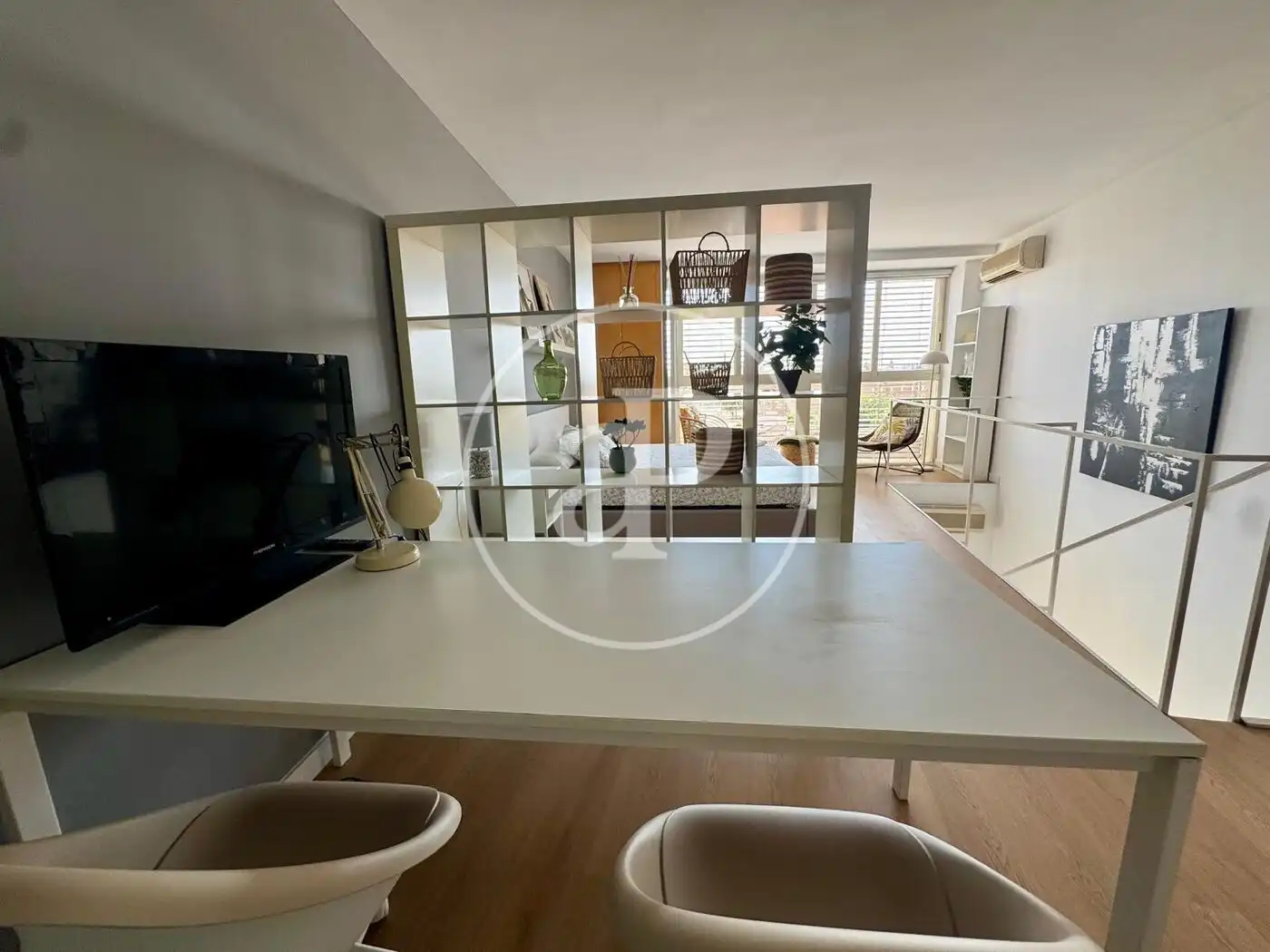 Living room of Duplexes for rent in Valencia  with Air Conditioner, Heating and Furnished